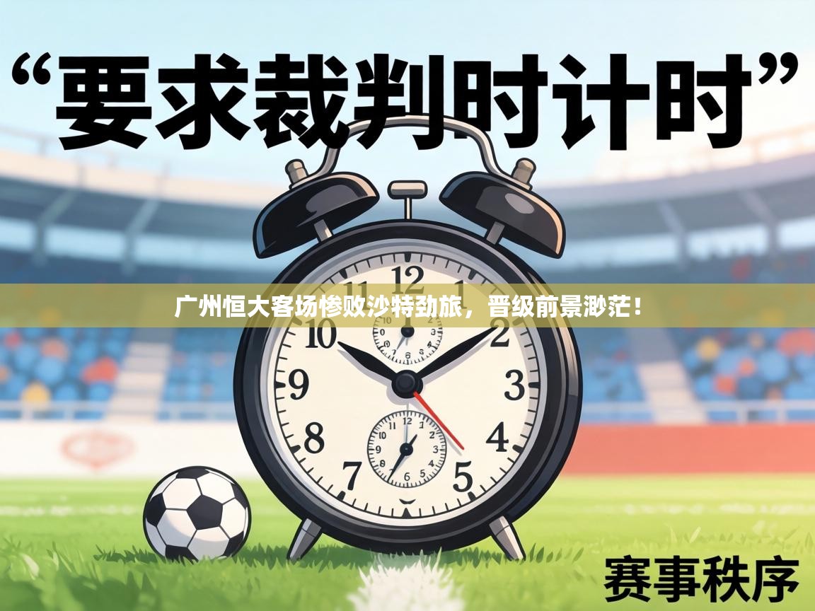 广州恒大客场惨败沙特劲旅，晋级前景渺茫！